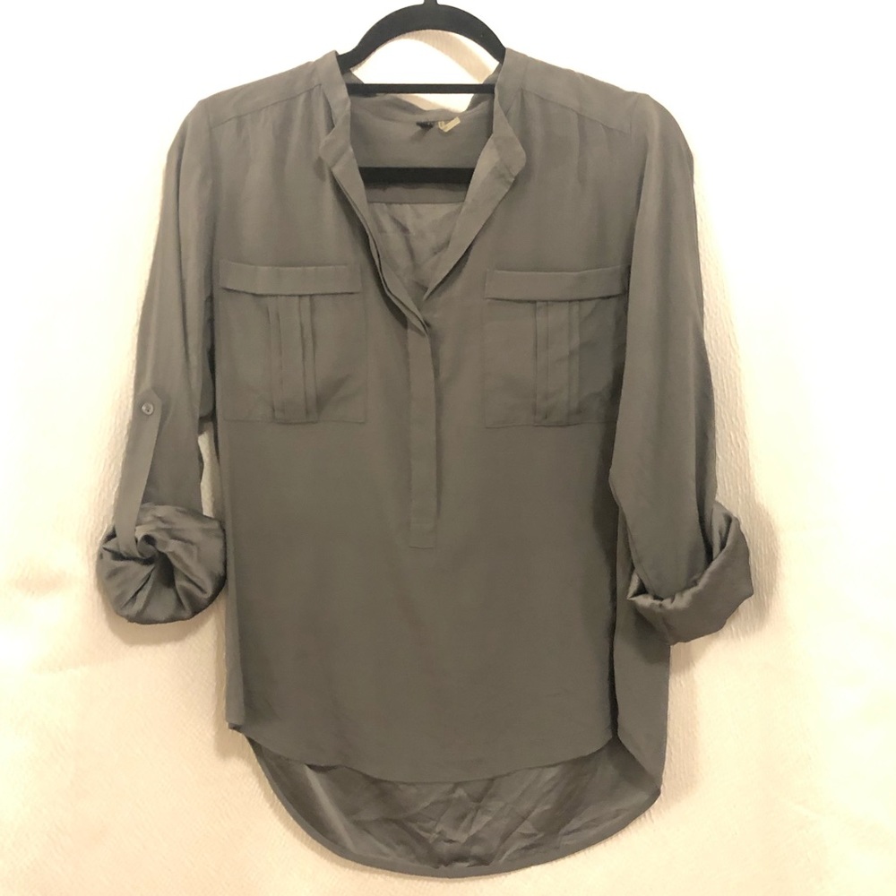 7 for all mankind silk blouse